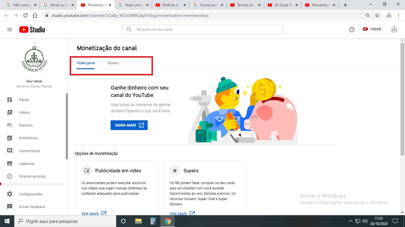 Por que os recursos não aparecem no site, como comentários e fórum da  equipe do canal? – Help Center