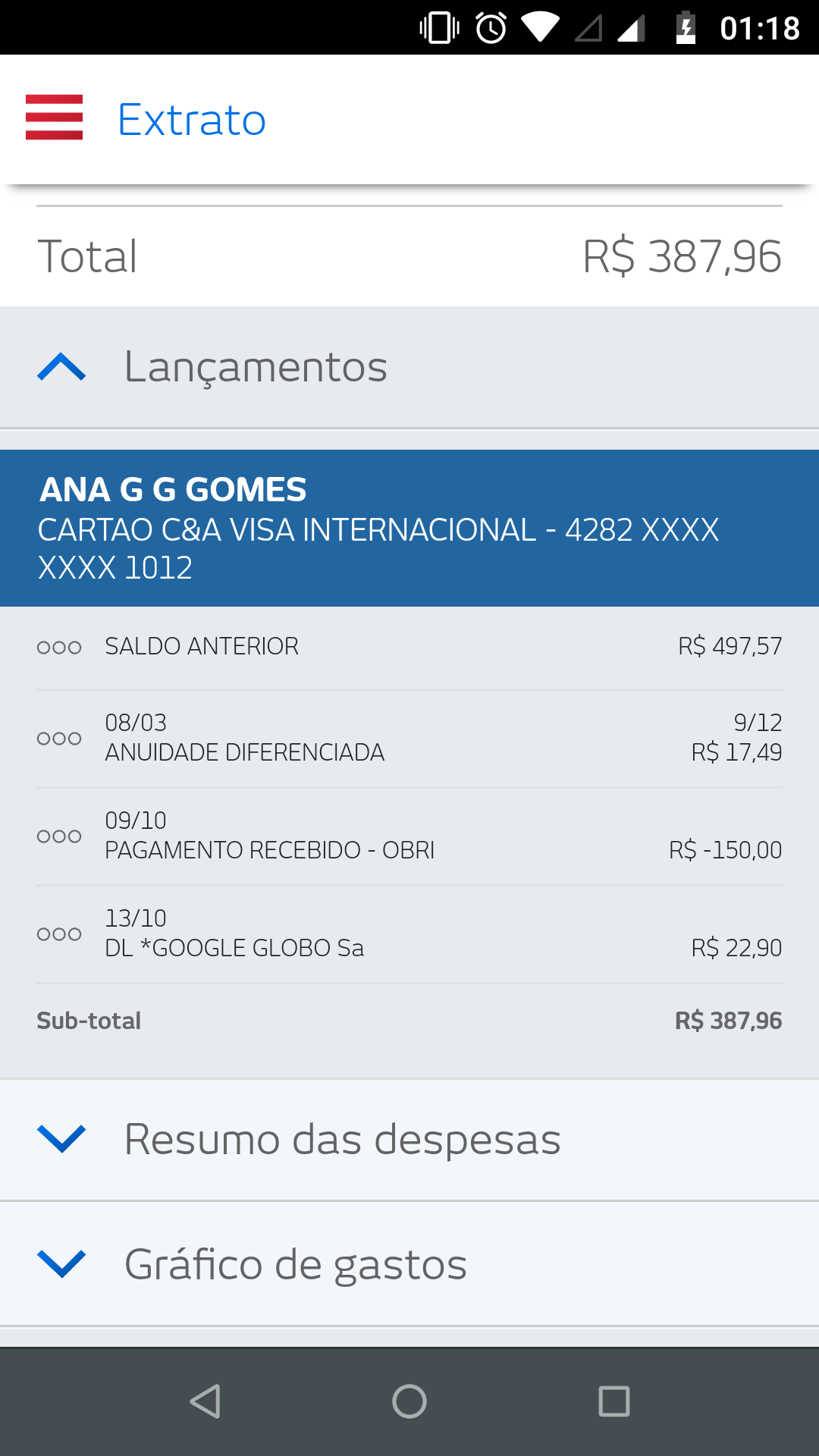 Não estou conseguindo realiza o pagamento do meu aplicativo globo play -  Comunidade Google Play