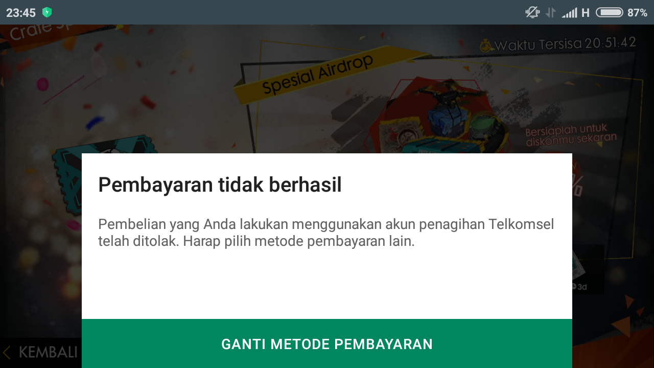 Kenapa tidak bisa beli paket indosat padahal pulsa cukup