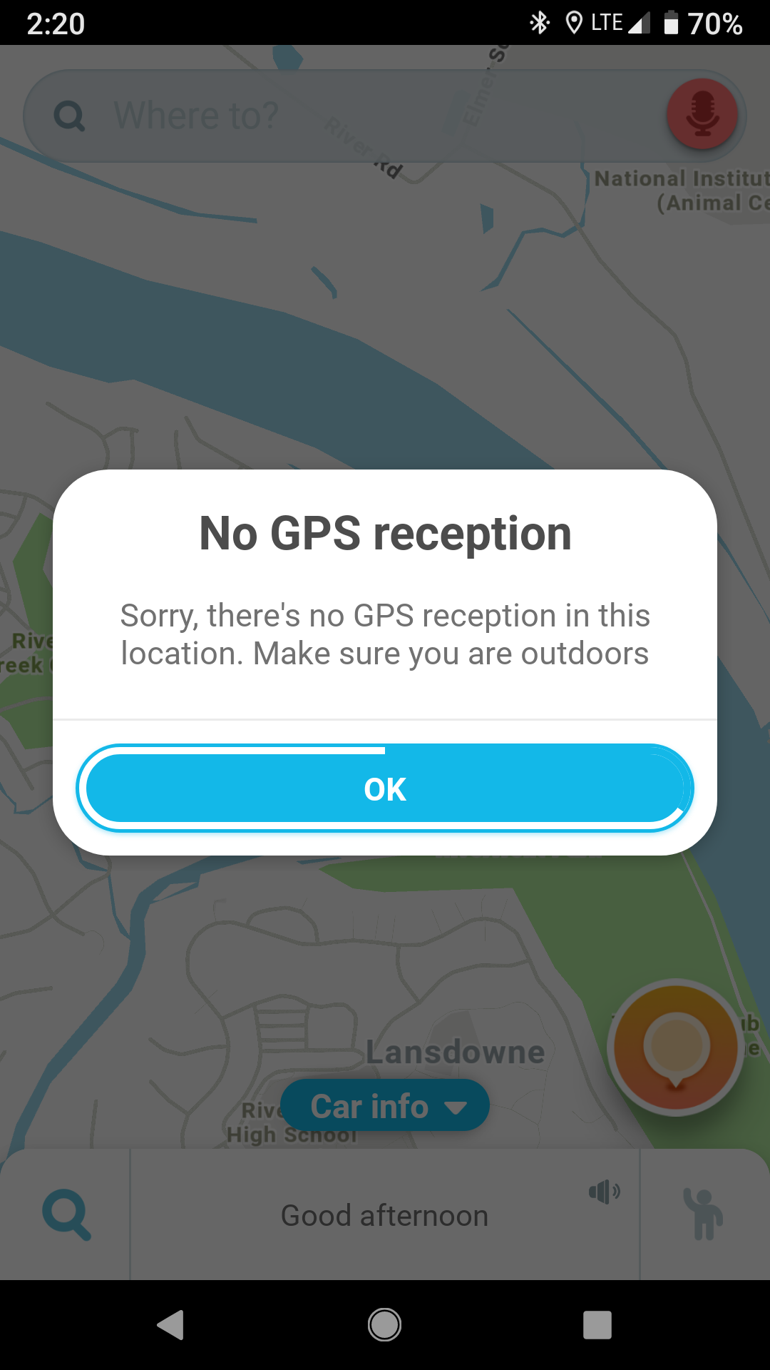 Why is there no GPS signal?