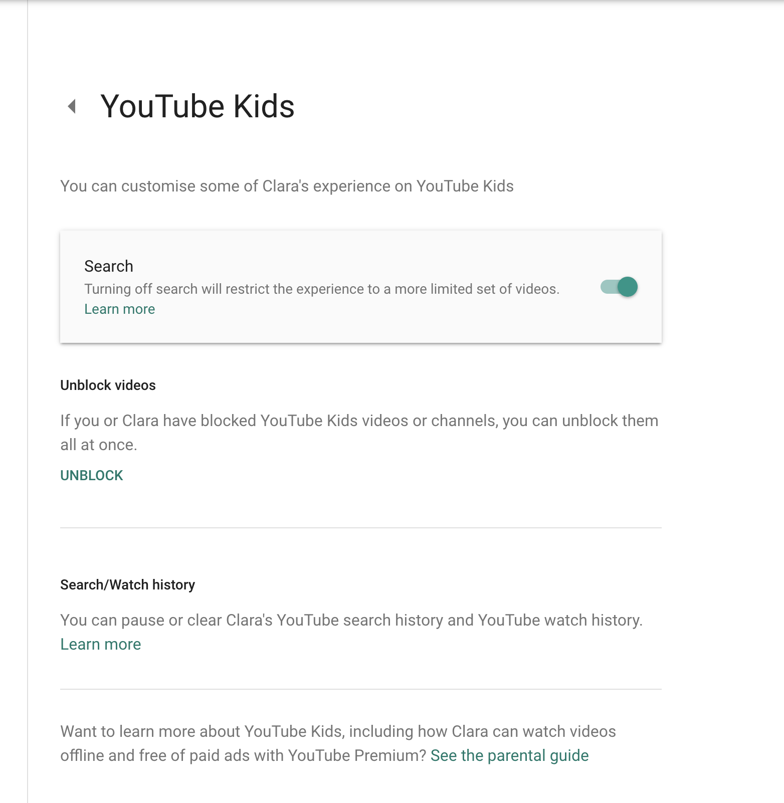 Youtube kids offline on sale videos