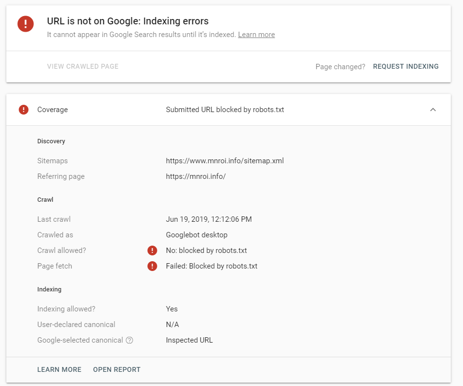 Robots txt запрет