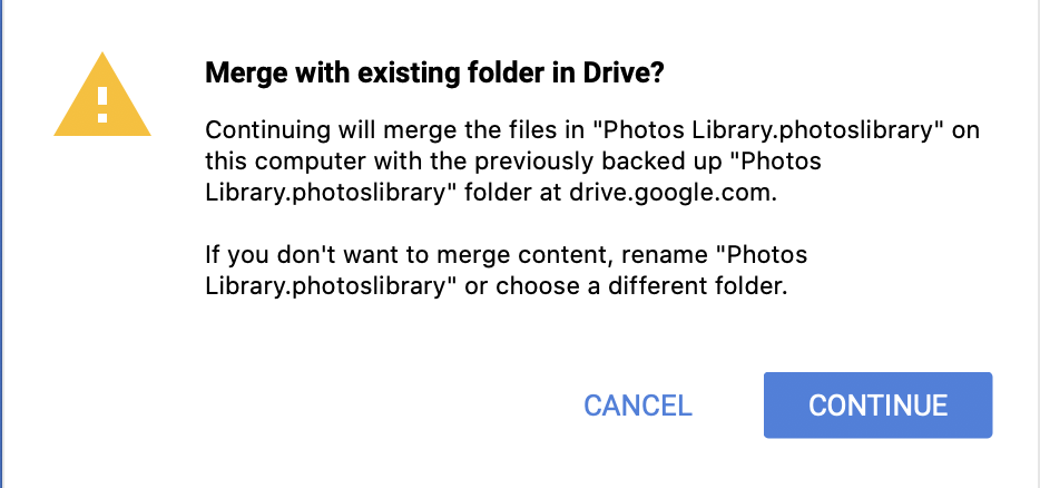 merge google drive folders
