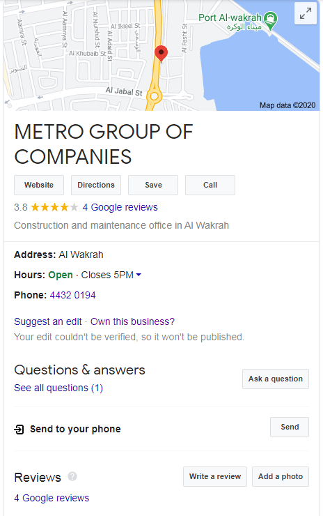 How do I remove my old business address from Google?