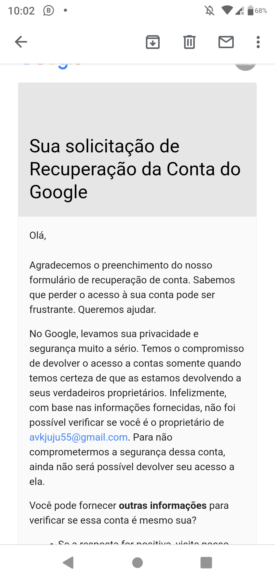 Como que minha conta foi hackeado hoje - Comunidade