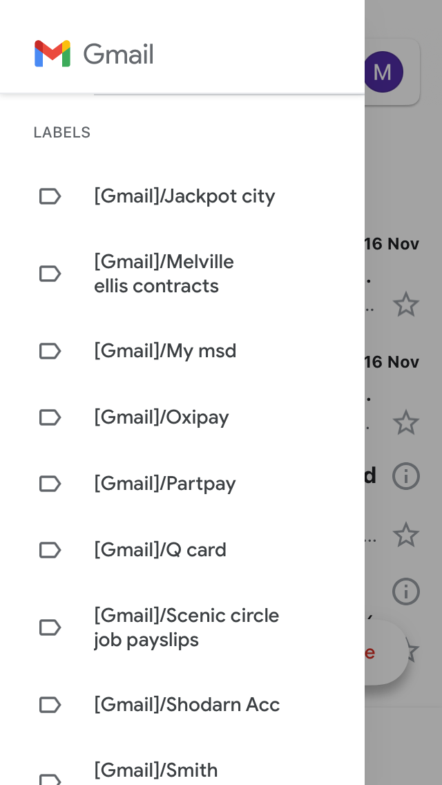 important folder in gmail