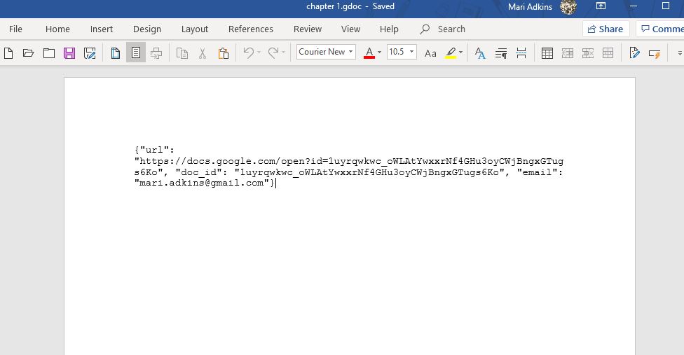Google Word Pad