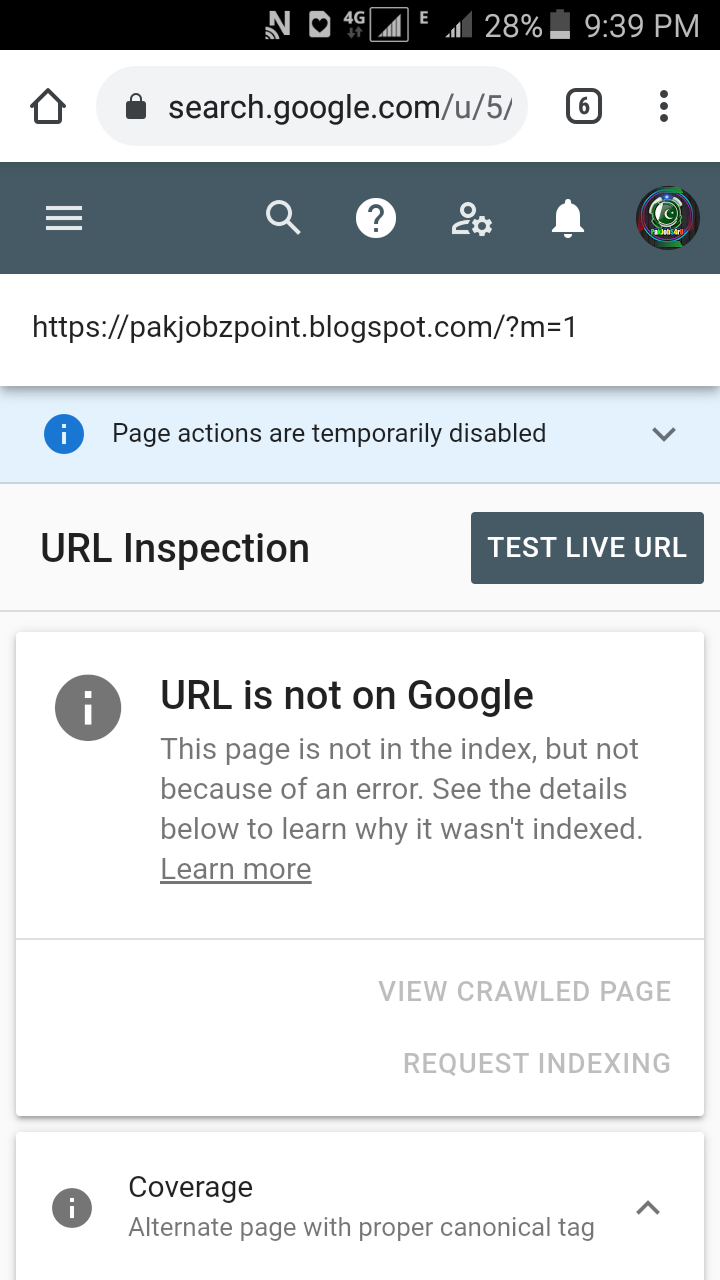 Why My Blogger Website is Not Showing in Google Search  