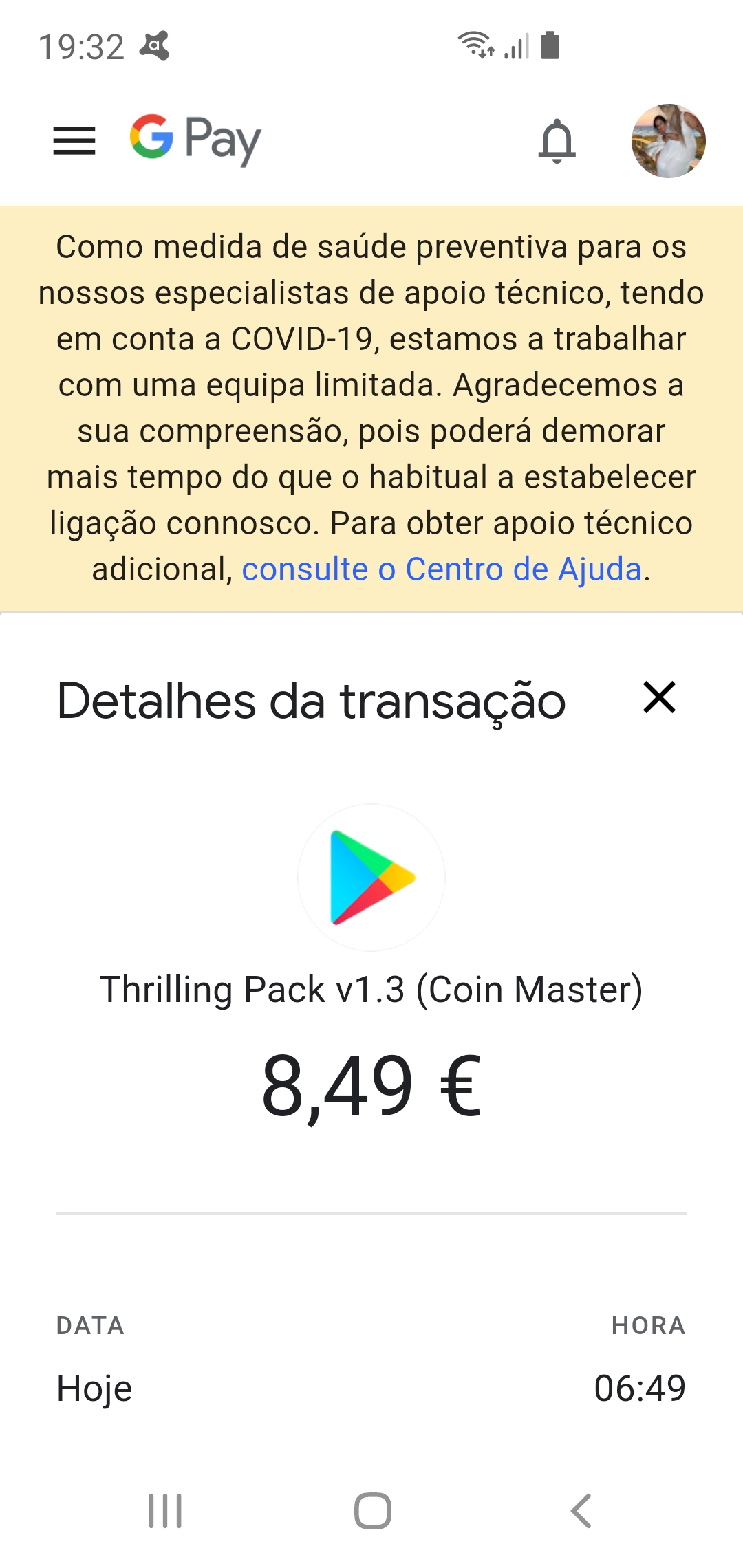 Conprei um pacote de spins por 8.49 e nao os recebi nem o cofre da