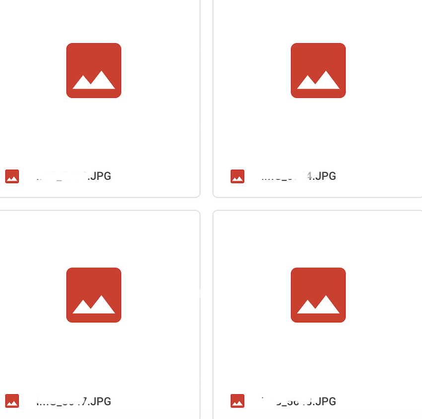 What Is The Difference Between The Red Mountain Icon And The Blue Photo Icon In Google Drive Google Drive Community