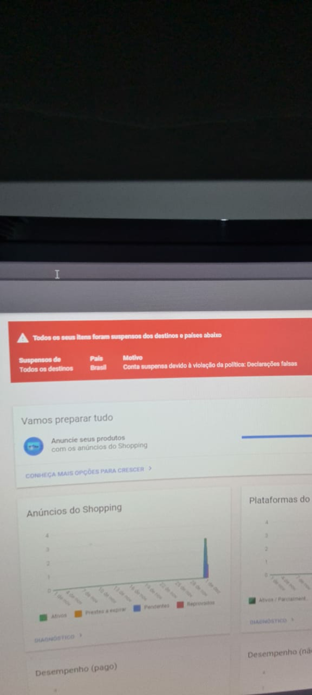 Conta Suspensa do Merchant Center - Comunidade Google Ads