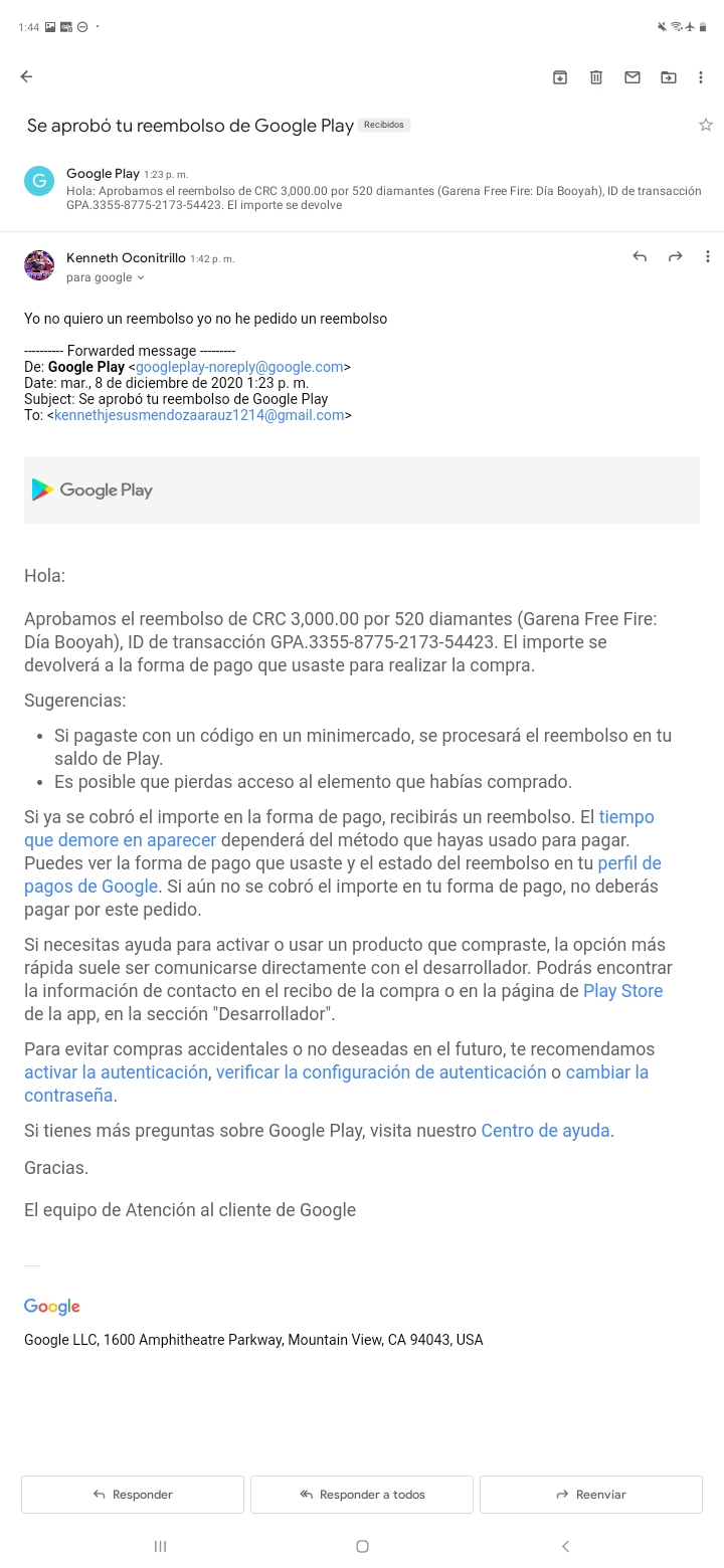 Solucion reembolso de roblox - Comunidad de Google Play