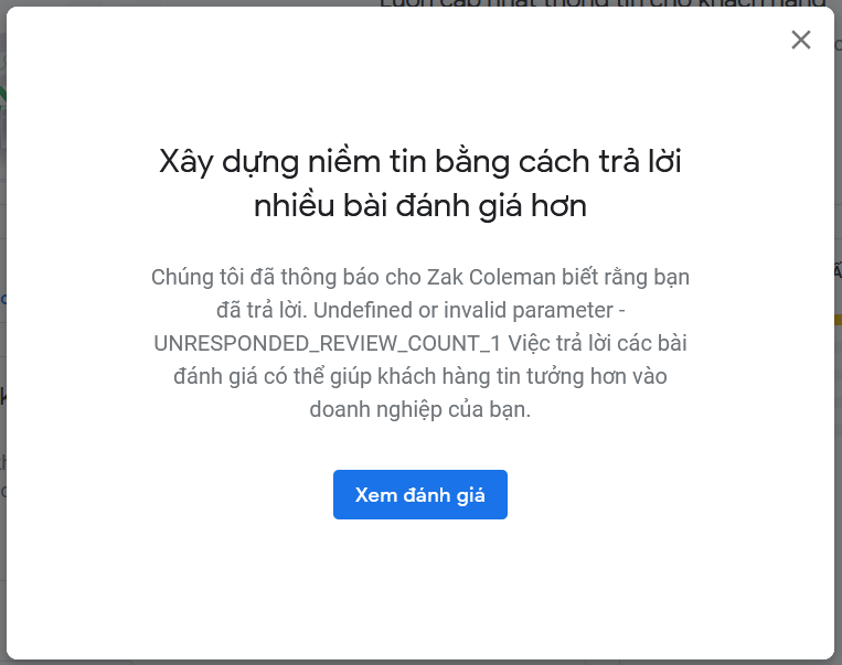 Google photos invalid parameters