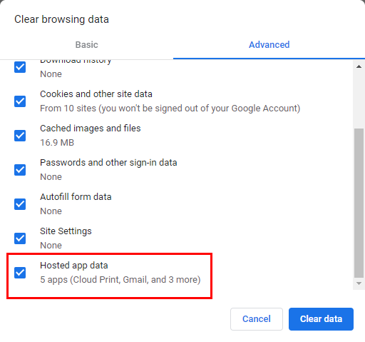 App Browsing Data? - Chrome Community