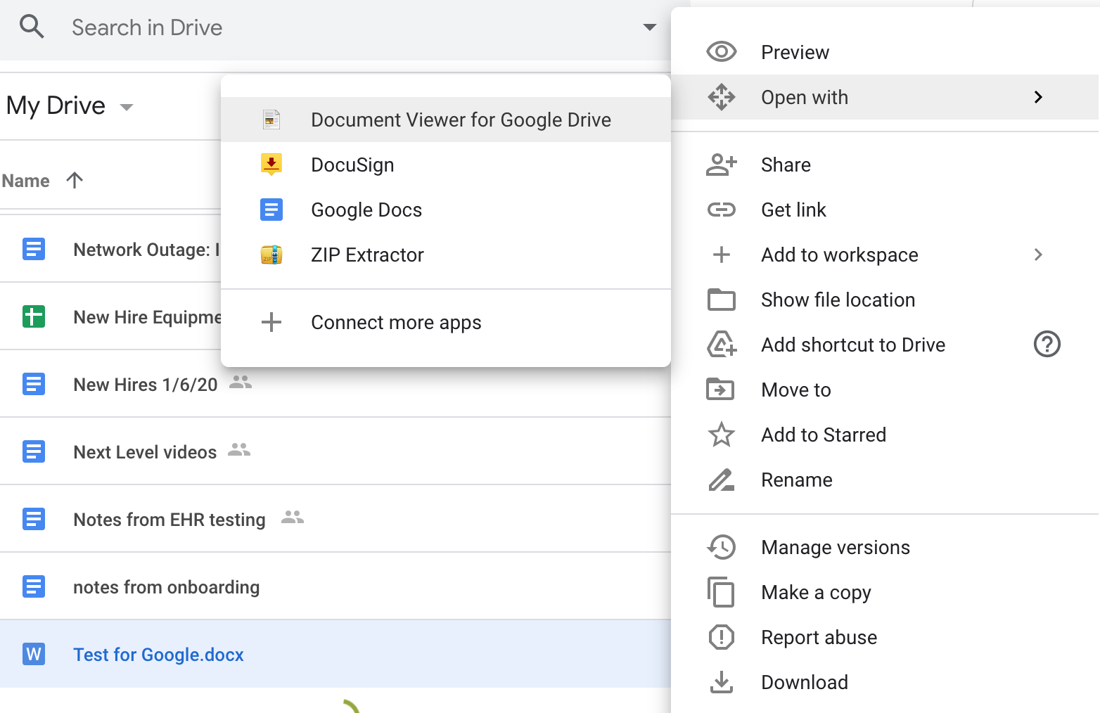 How to Access and Open files in Google Drive 