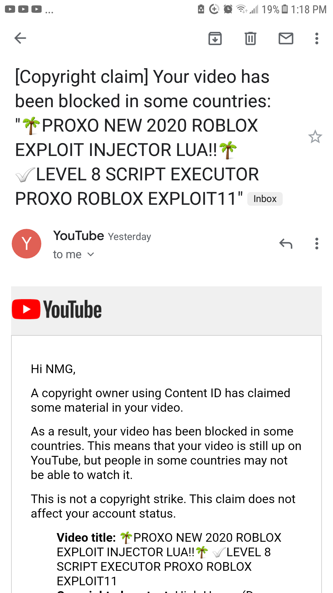 How Can I Get Back My Account Youtube Community - proxo roblox injector