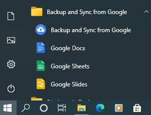 quiet install google backup and sync