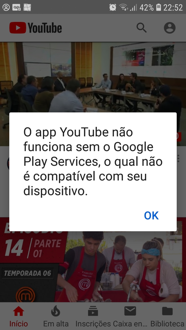 Como atualizar o Google Play Services? : Suporte