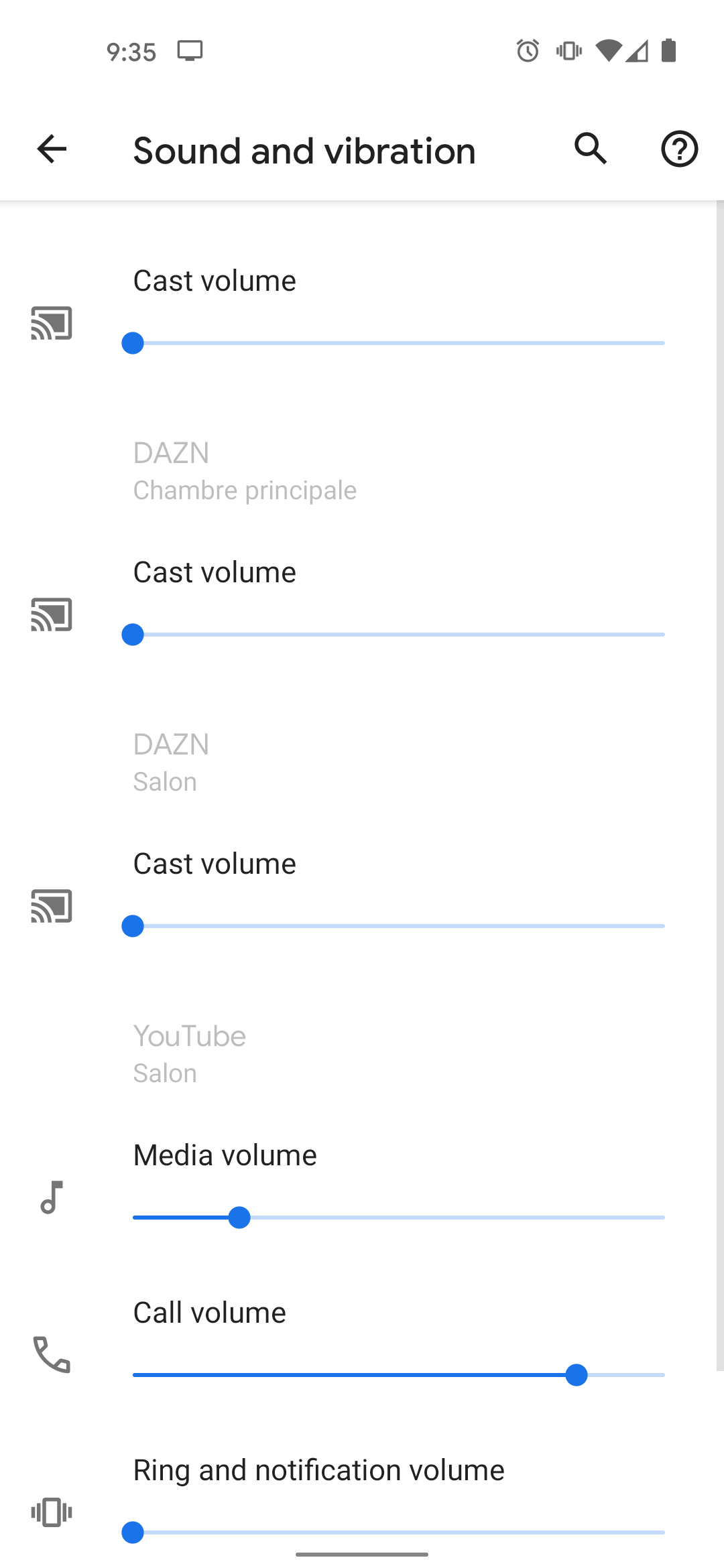 let øve sig handikap Chromecast volume control shown 3-4 times in volumes shortcuts - Google  Pixel Community