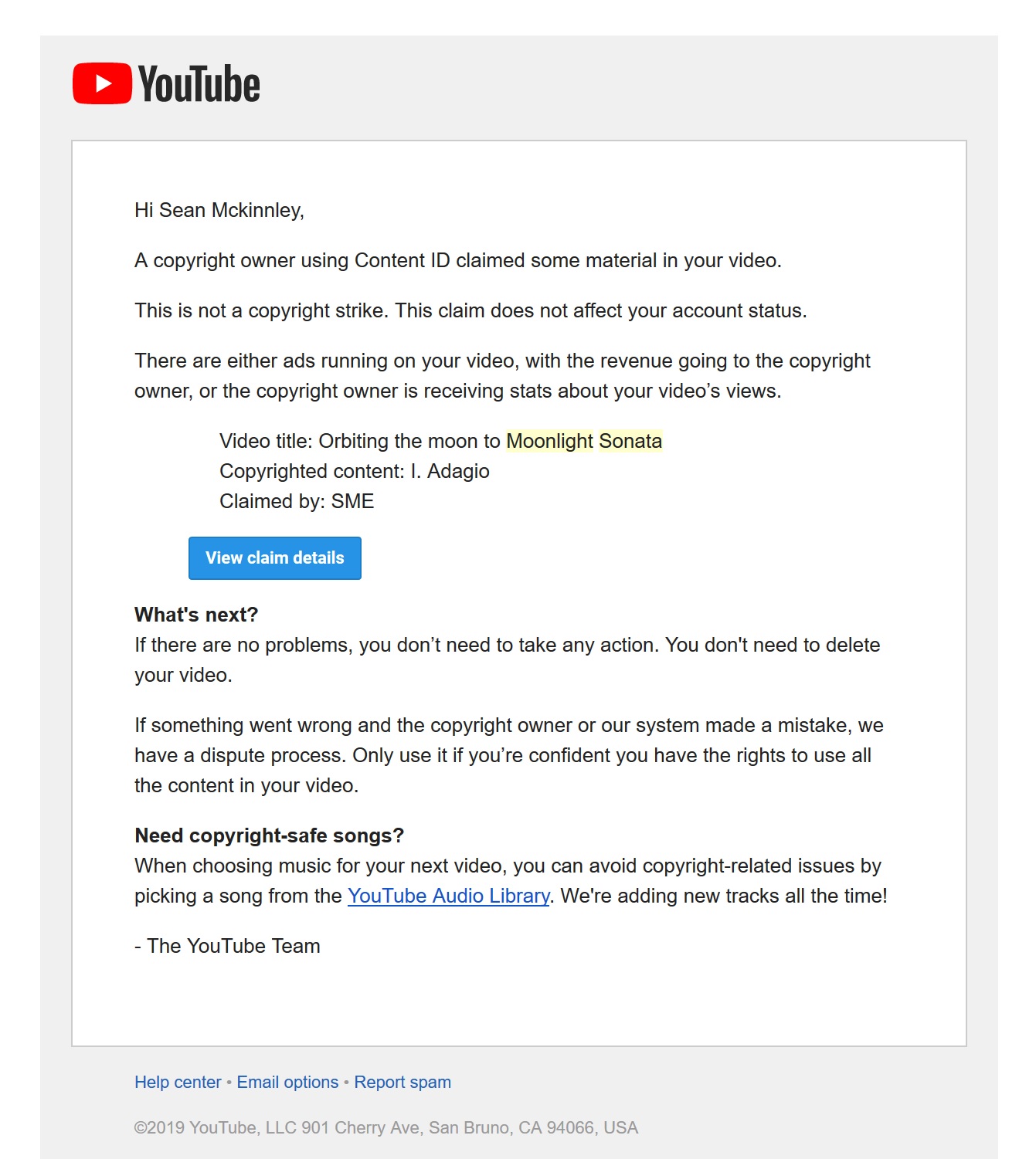 Dr Grandayy On Twitter Umg Have Just Copyright Claimed My March