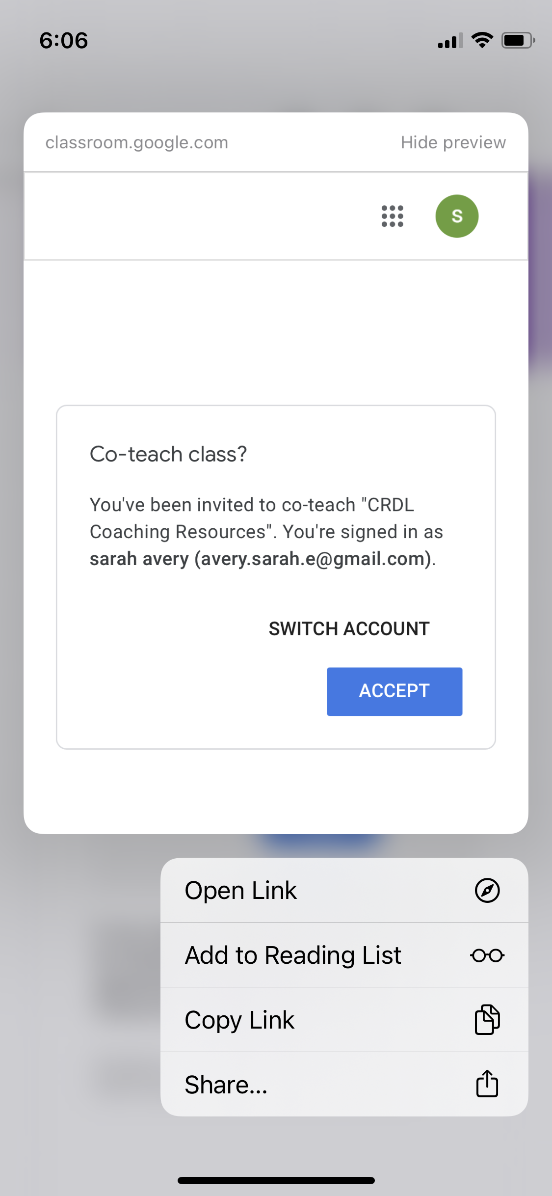 I can't access google classroom. - Google Classroom Community