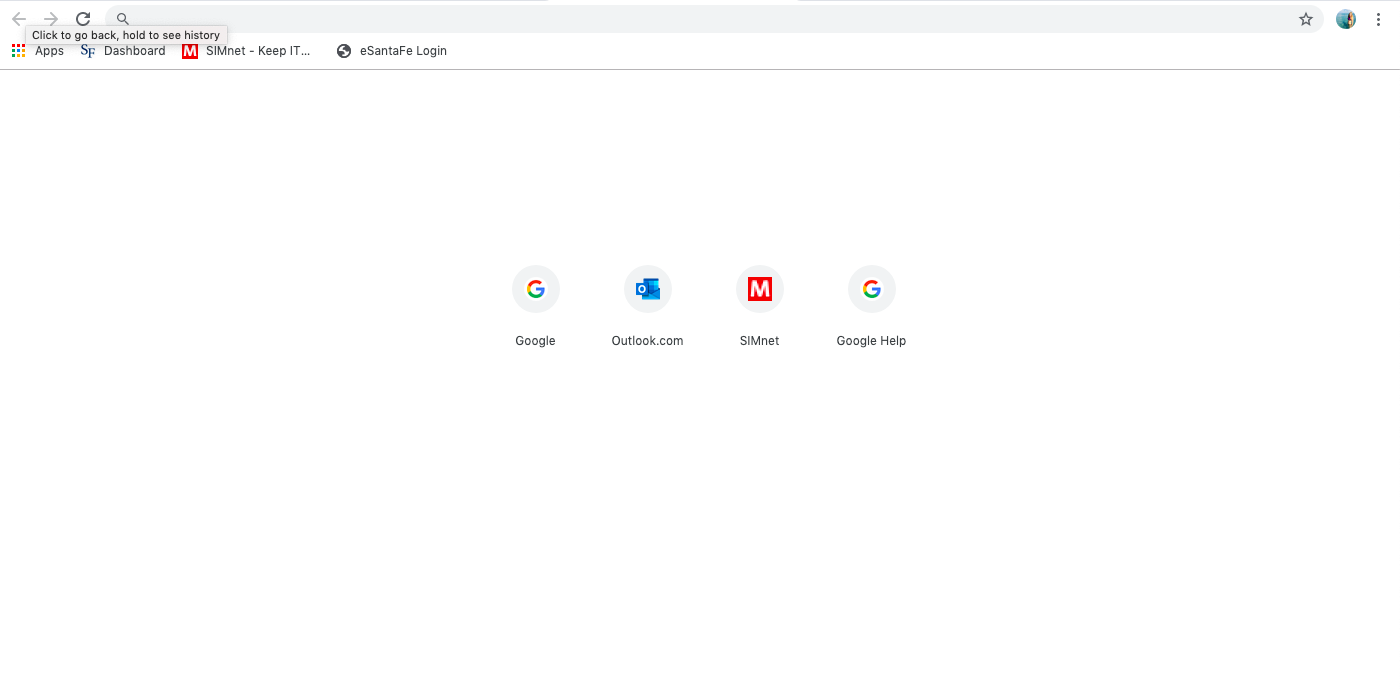 Why does my Google Chrome not have a search bar?