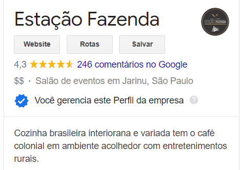 A descrição do meu perfil não é possível modificar. - Comunidade Perfil  da empresa no Google