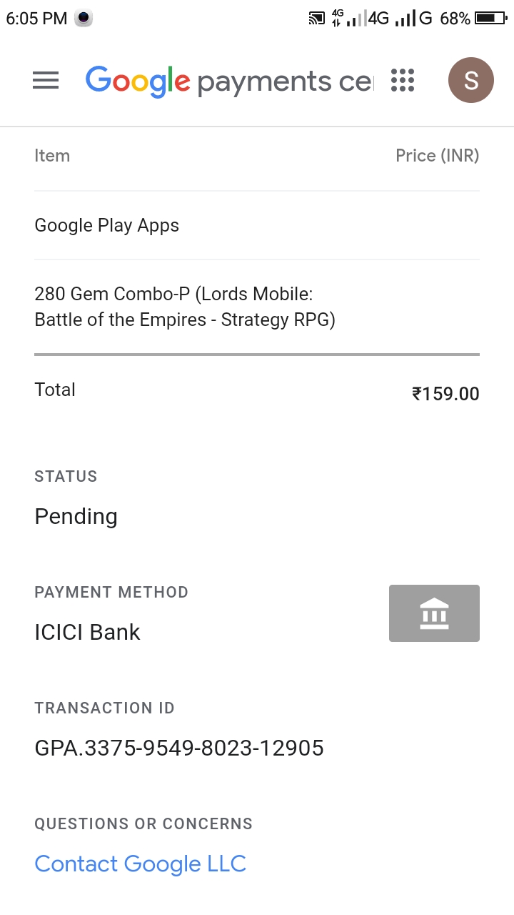 Non-refundable payment - Google Play Community