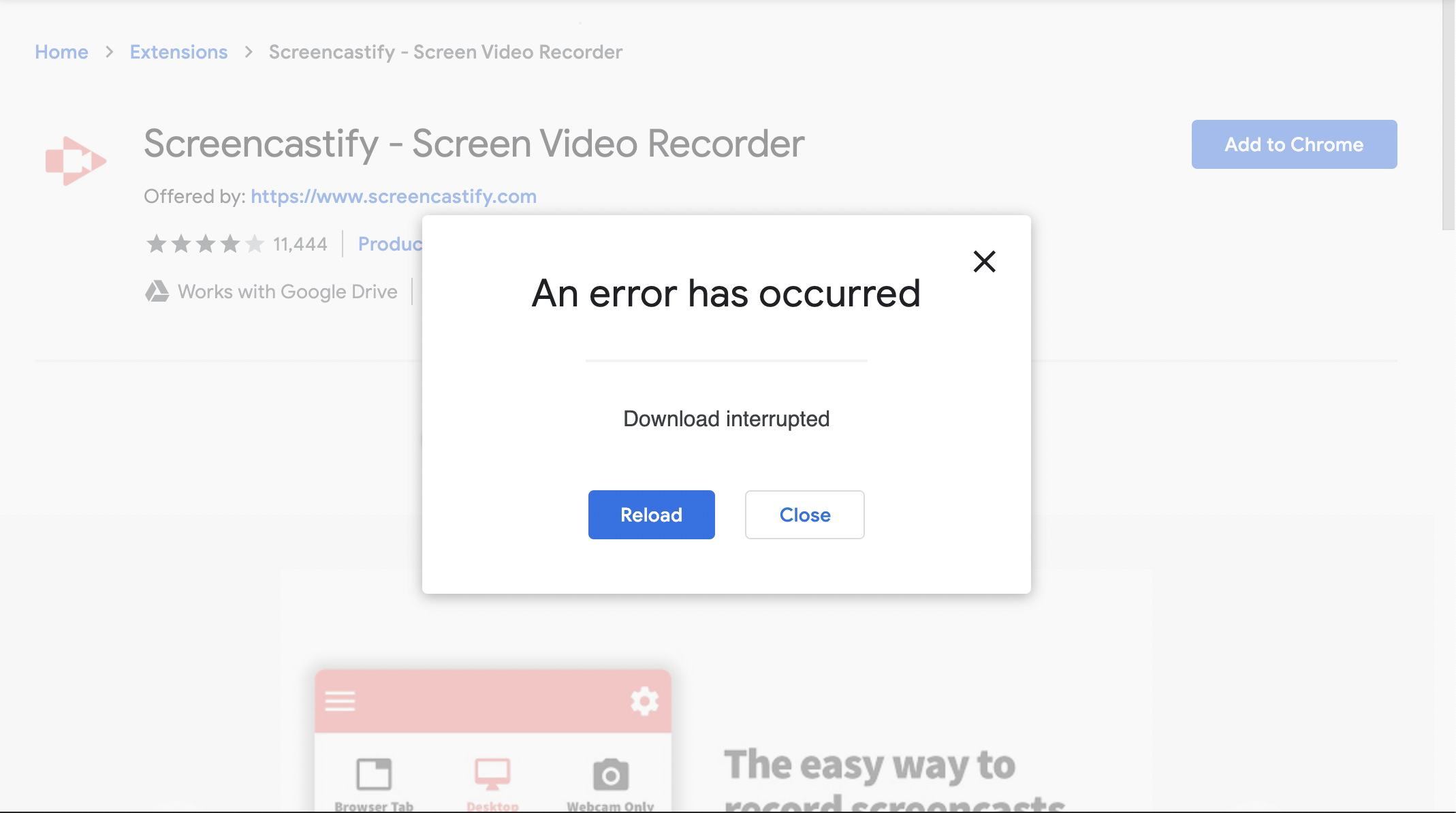 screencastify google chrome