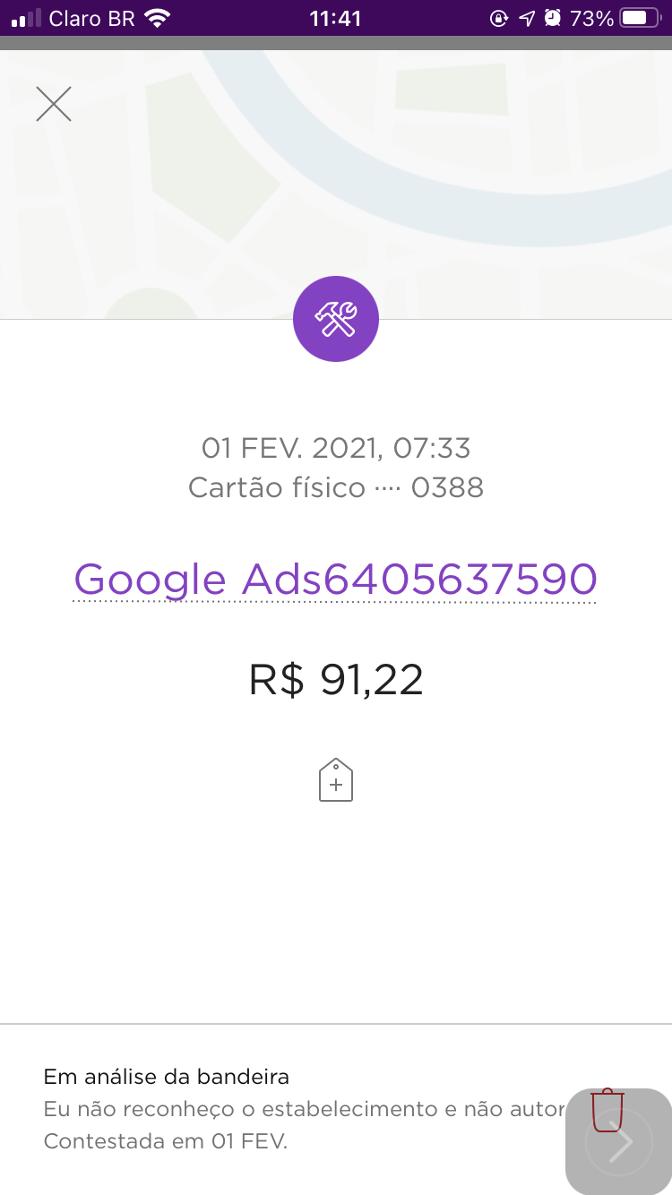 como posso fazer minha validação da conta google para compras no