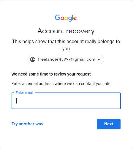 Google.com account