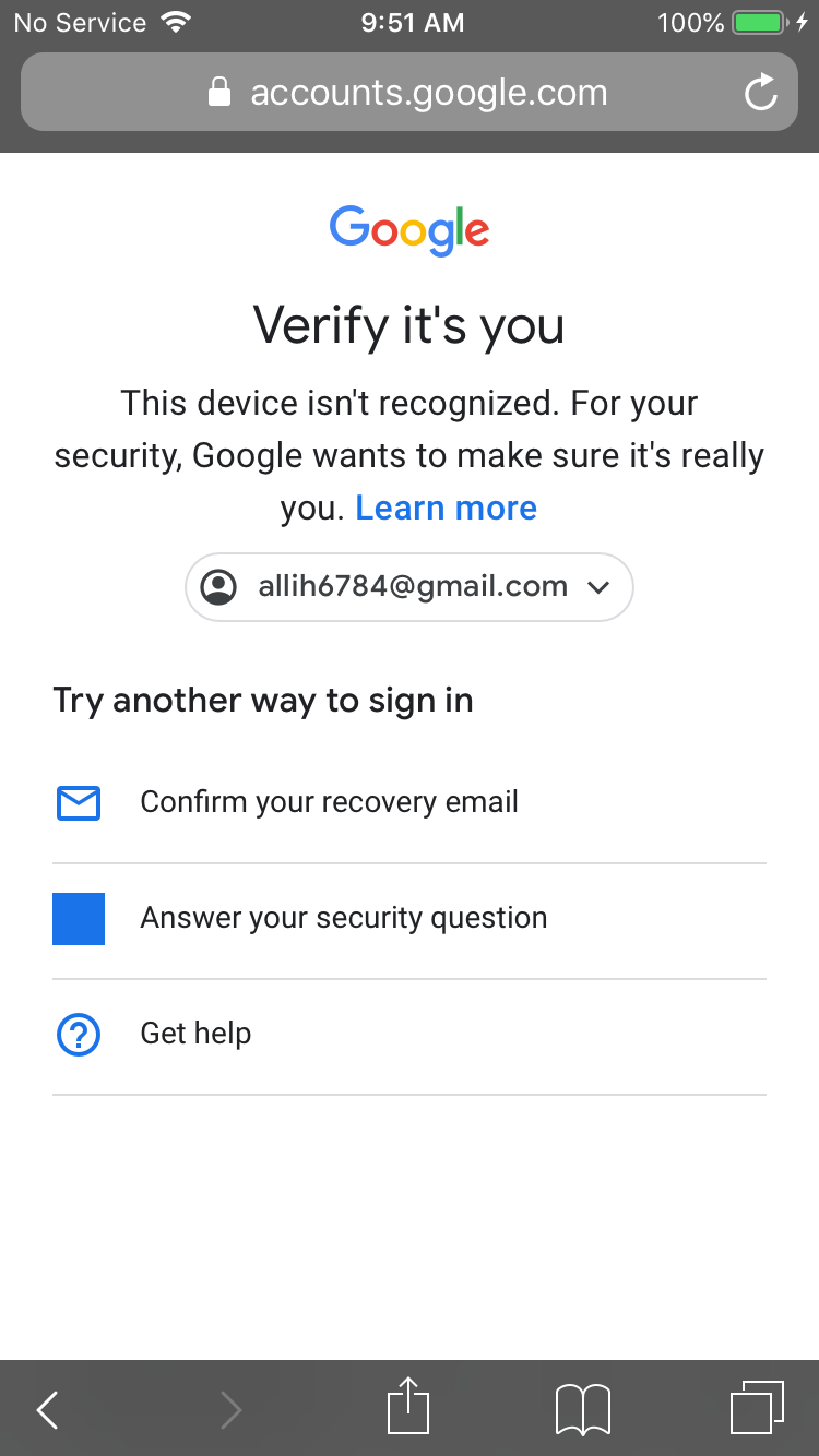 Won T Let Me Verify Google Account Community