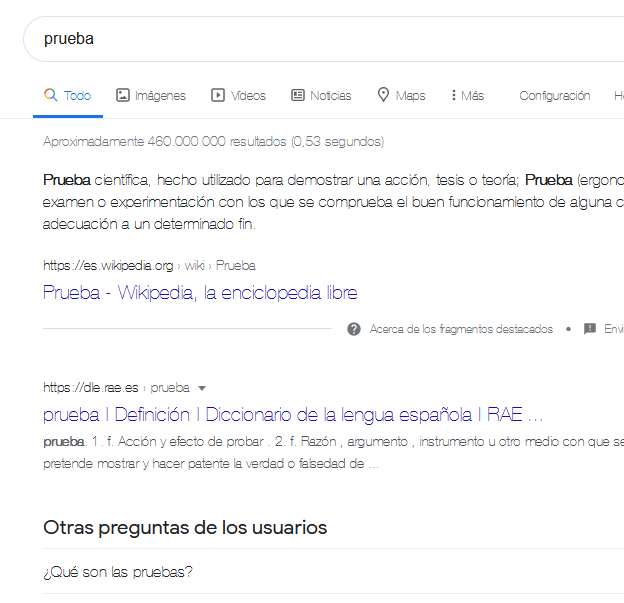 La RAE será la fuente principal en Google para todas las consultas