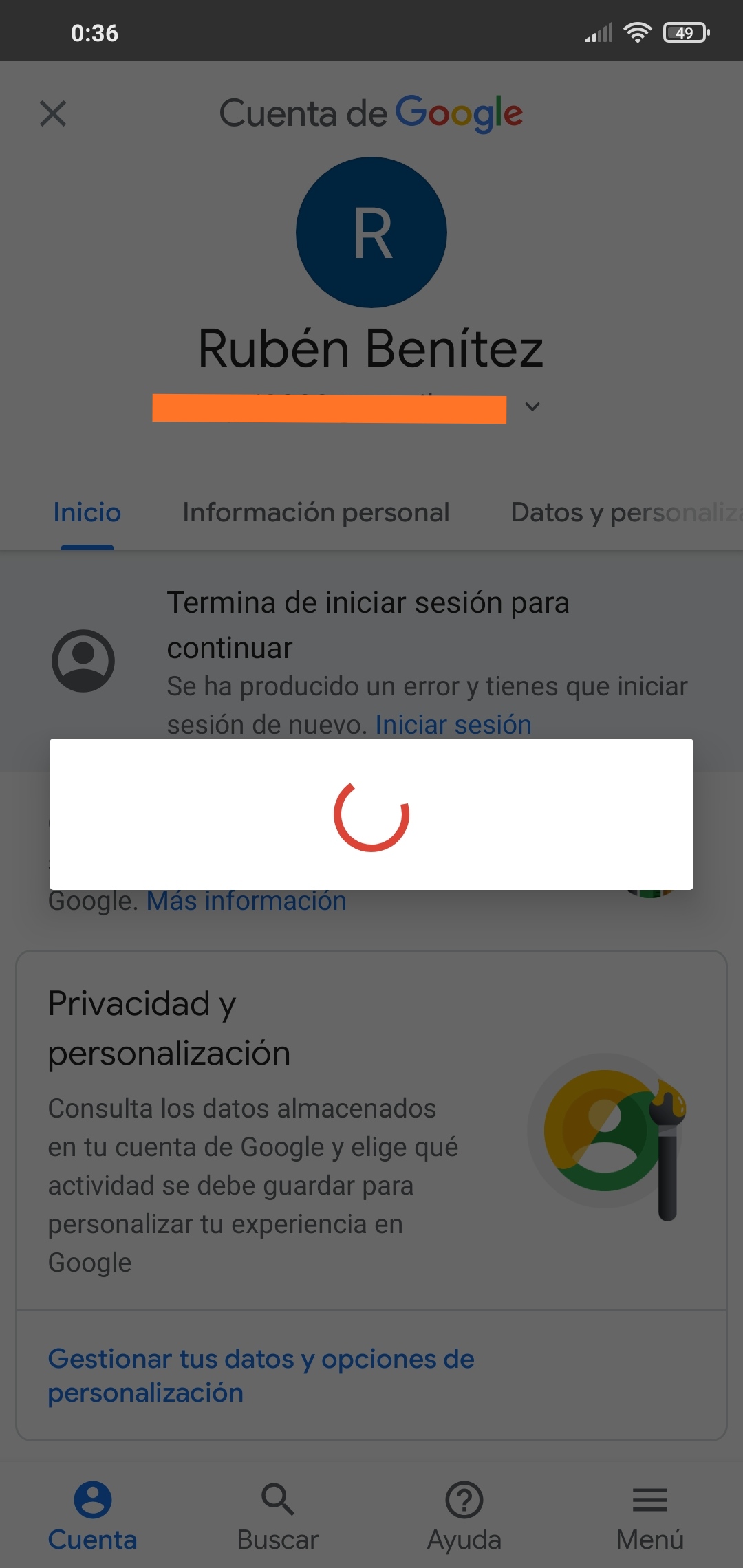 Error Se Ha Producido Un Error Y Tienes Que Iniciar Sesión De Nuevo 0224