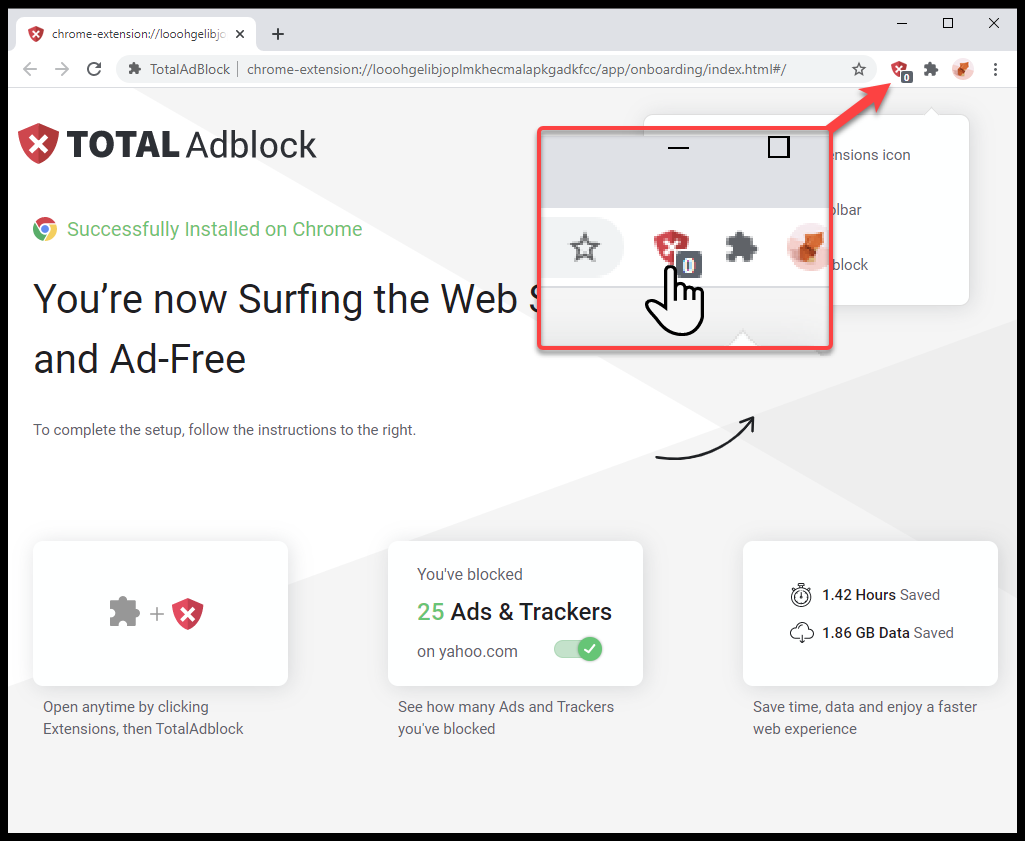 google chrome ad blocker settings