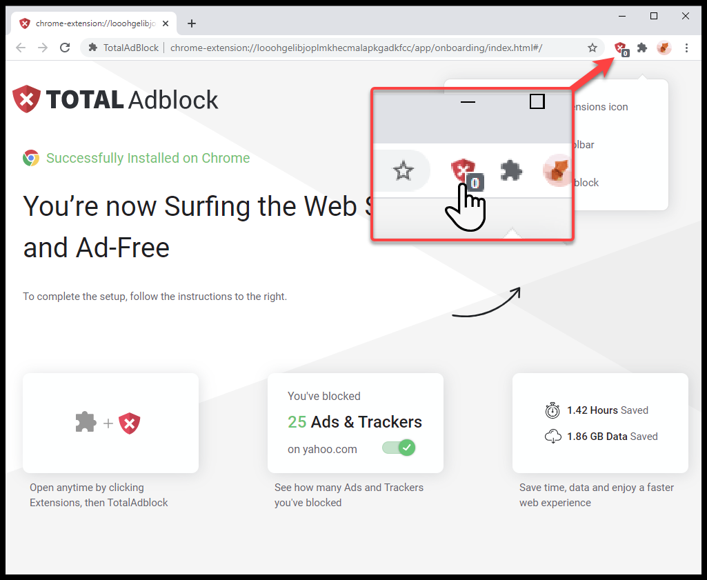 turn off ad blocker on chrome for mac