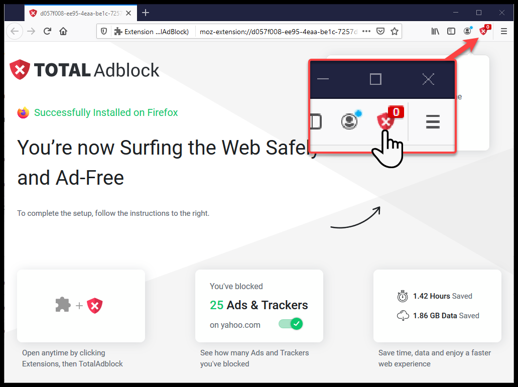 how to disable adblock on mozilla firefox