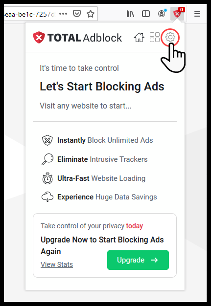 adblock ultimate and gmail