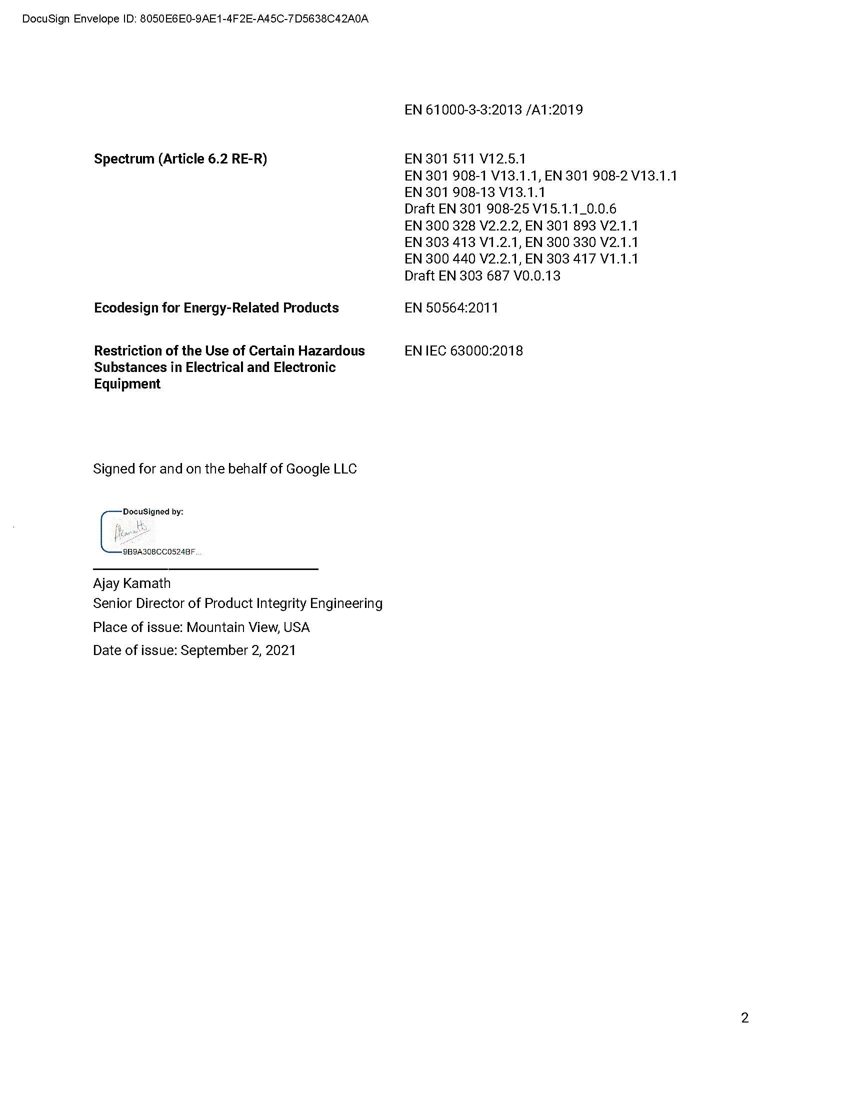 Safety, warranty & regulatory guide for Pixel 6 and Pixel 6 Pro Pixel