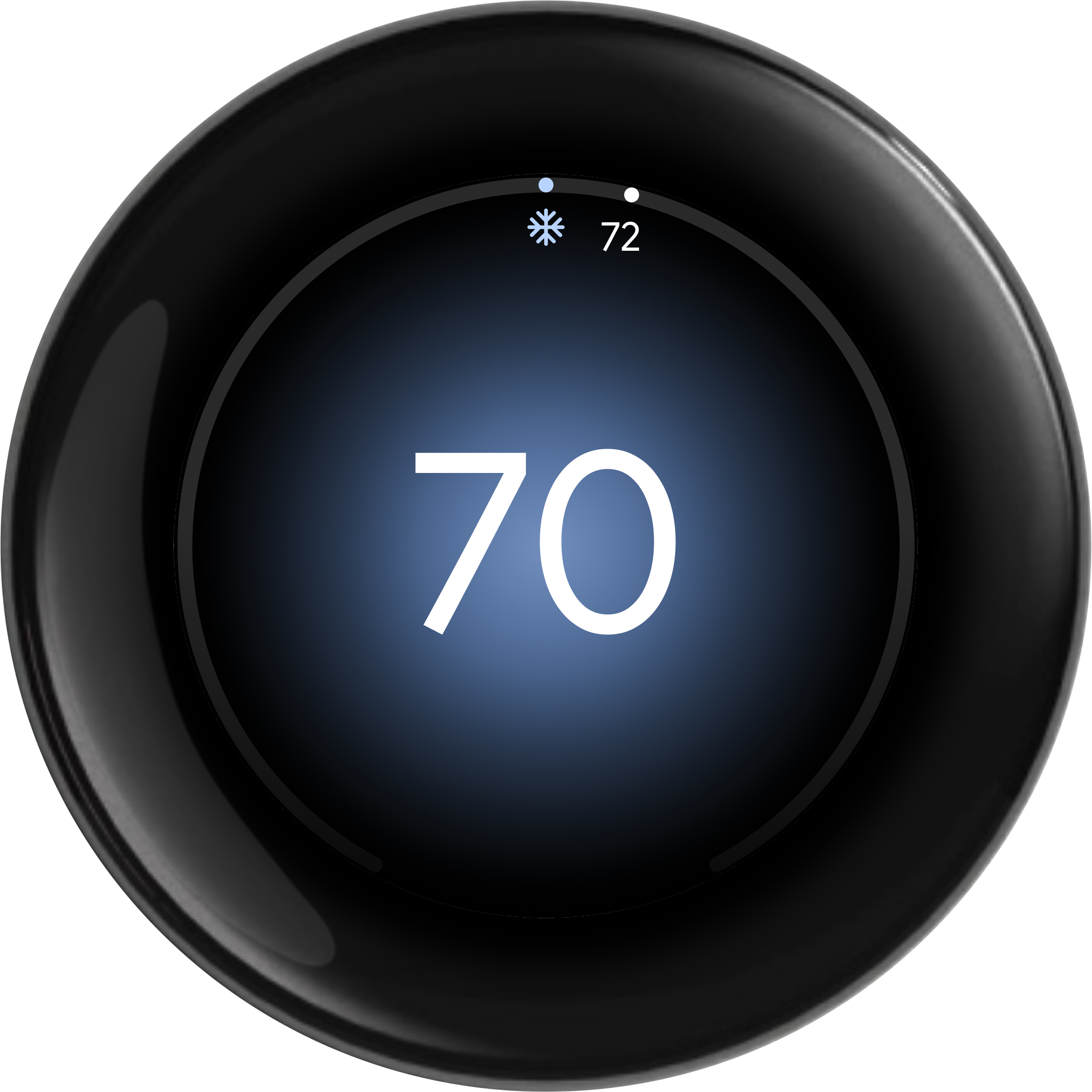 Controller variant of the Nest Thermostat Farsight face 