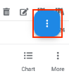 Action button More menu in new mobile design