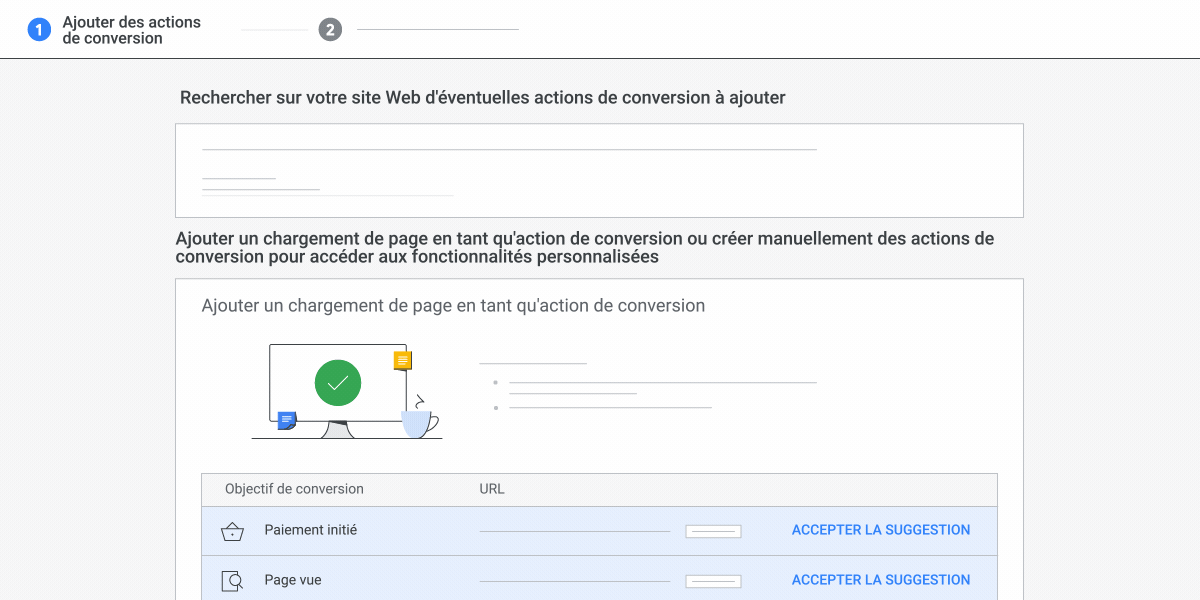 1. Créer une action de conversion Aide Google Ads