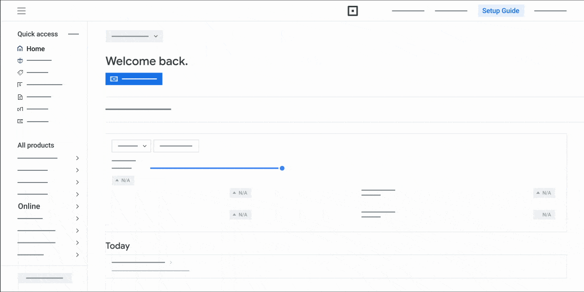 This animation guides you through the steps of setting up a consent banner for Square Online.