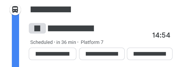 Programação de informações da plataforma