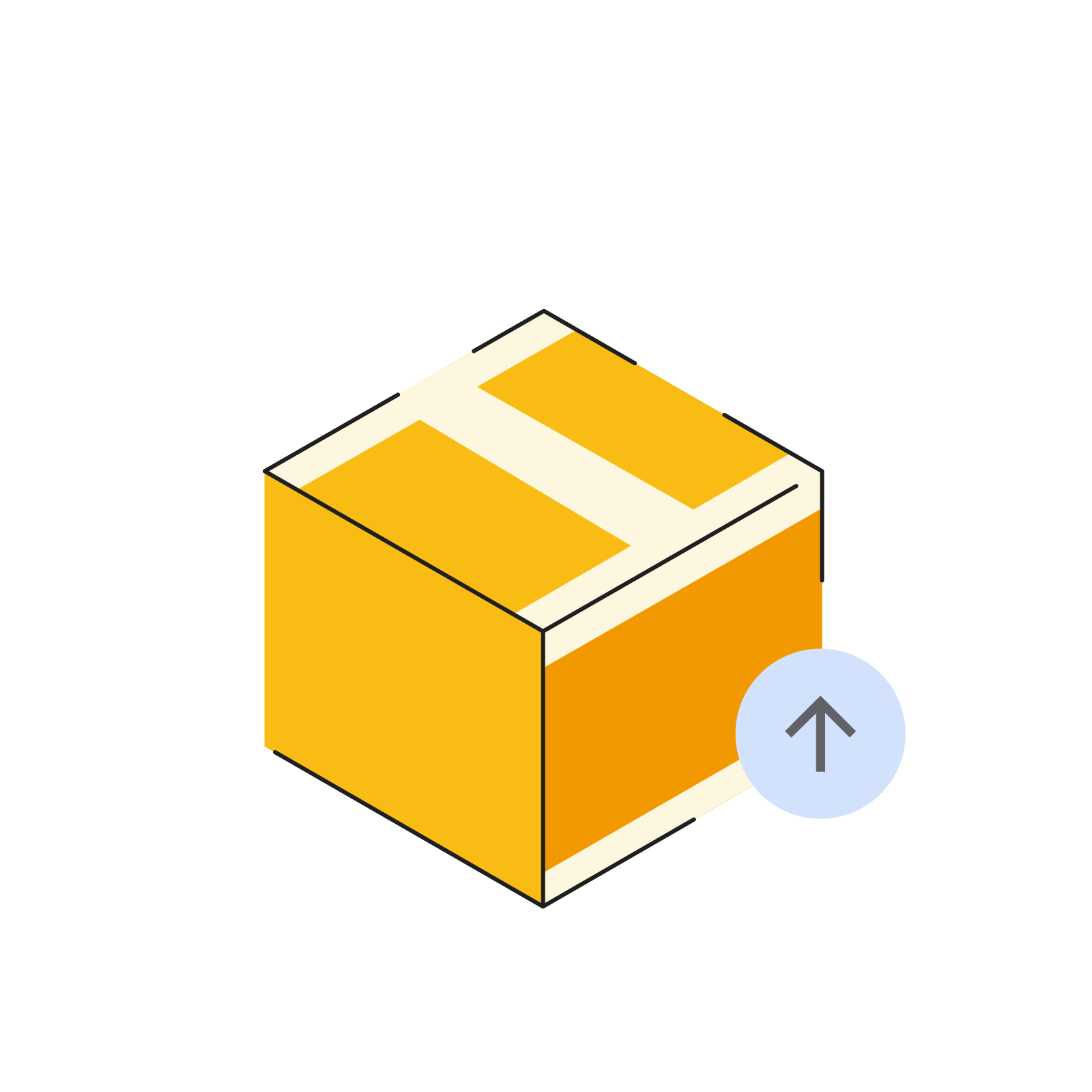 Close the shipping box