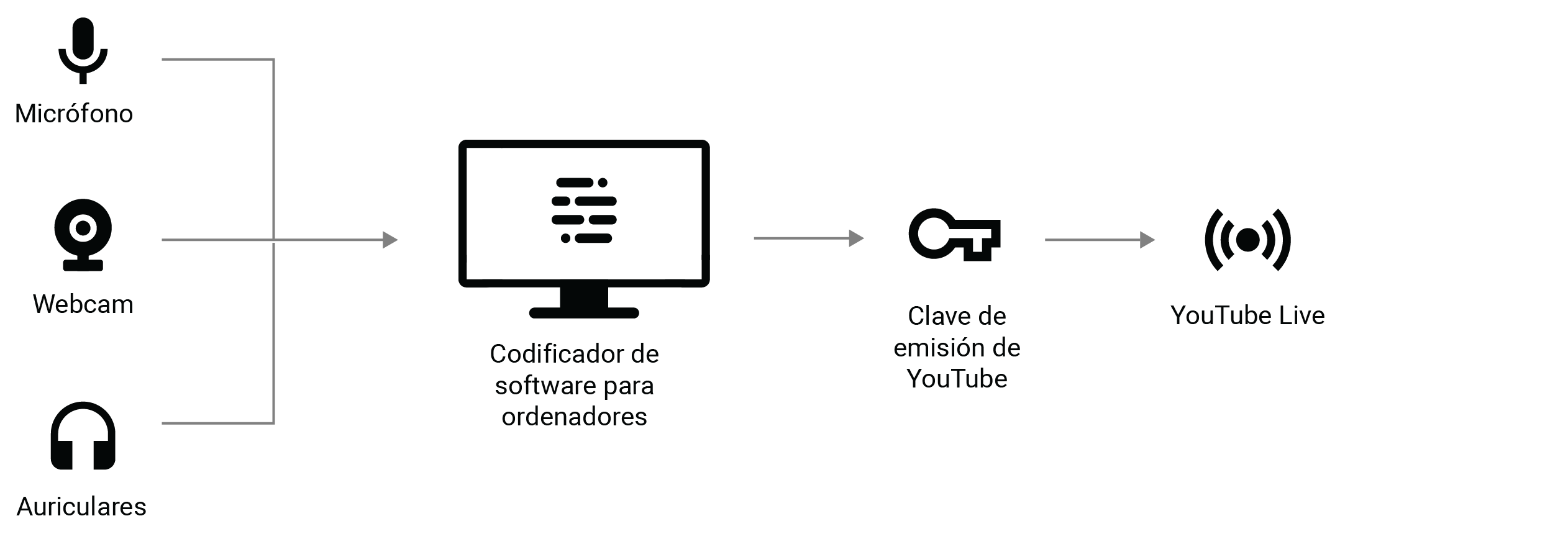 Si el codificador no se configura correctamente, pueden surgir problemas técnicos con tu hardware durante la emisión.