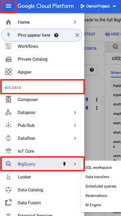 Use data from Google BigQuery with the BigQuery data source - AppSheet Help