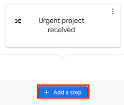 Click Add a step
