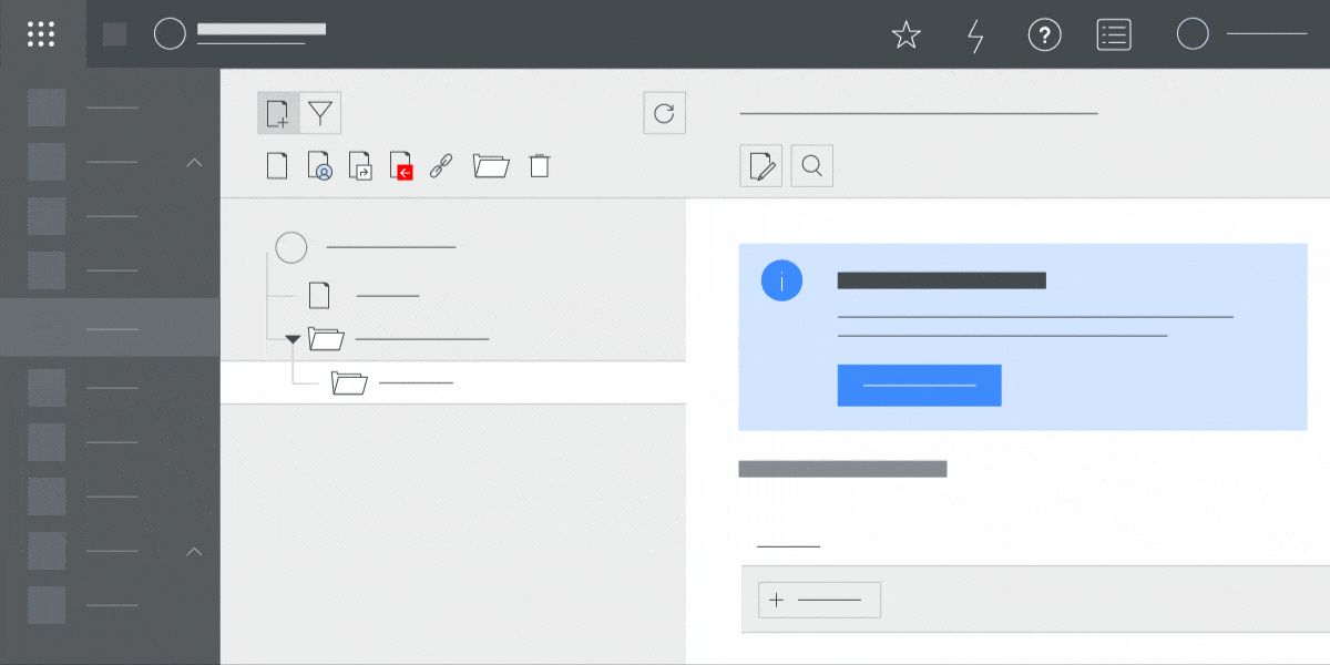 An animated GIF demonstrating how to clear the cache on Typo3.