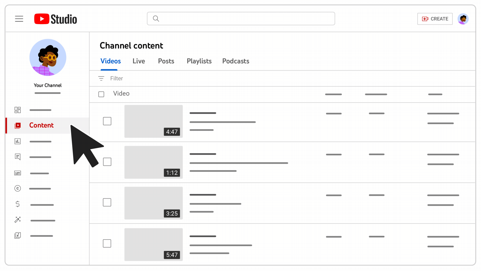 Manage playlists in  Studio -  Help